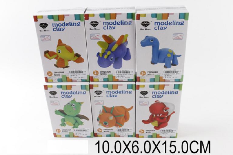 Пластилин-застывающий N7007-N7012 (1451090) (96шт/2)животные,6 видов, в кор.10*6*15см(КИ)