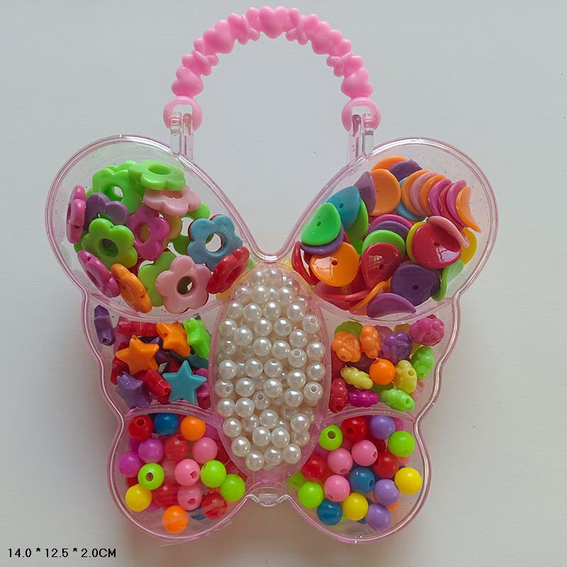 Бісер арт. D5884-3A (240шт/4) намистини нестандартні форми, короб 14*12,5*2см(КІ)