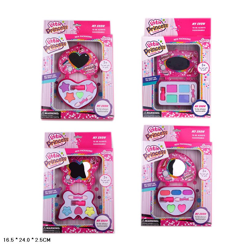 Косметика арт. B6316 (120шт/2) 4 види, тіні, помада, блістер,планшет 16,5*24*2,5см(КІ)