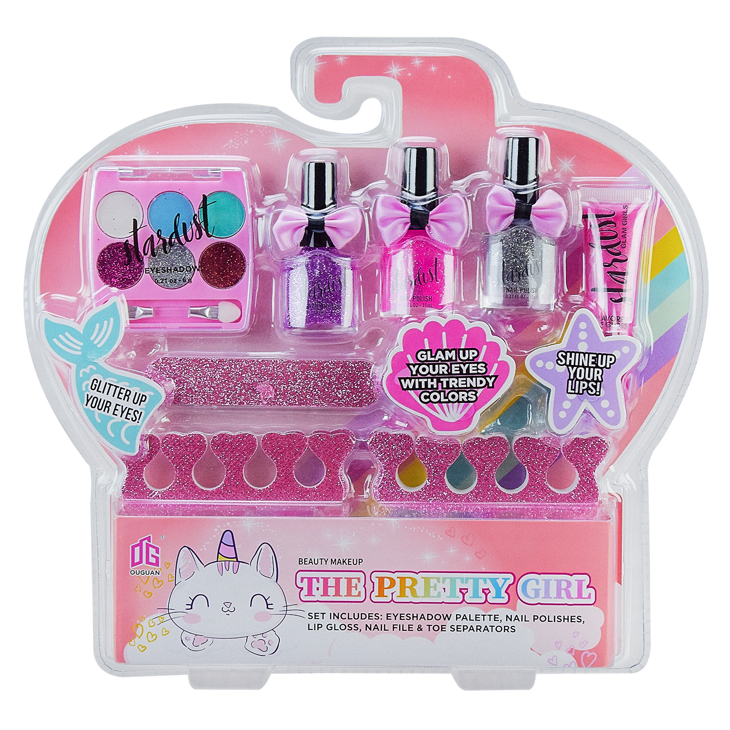 Косметика арт. 2604D (60шт/2) тіні, блиск для губ, лак для нігтів, аксес слюда 29,5*4,5*27,6см(КІ)