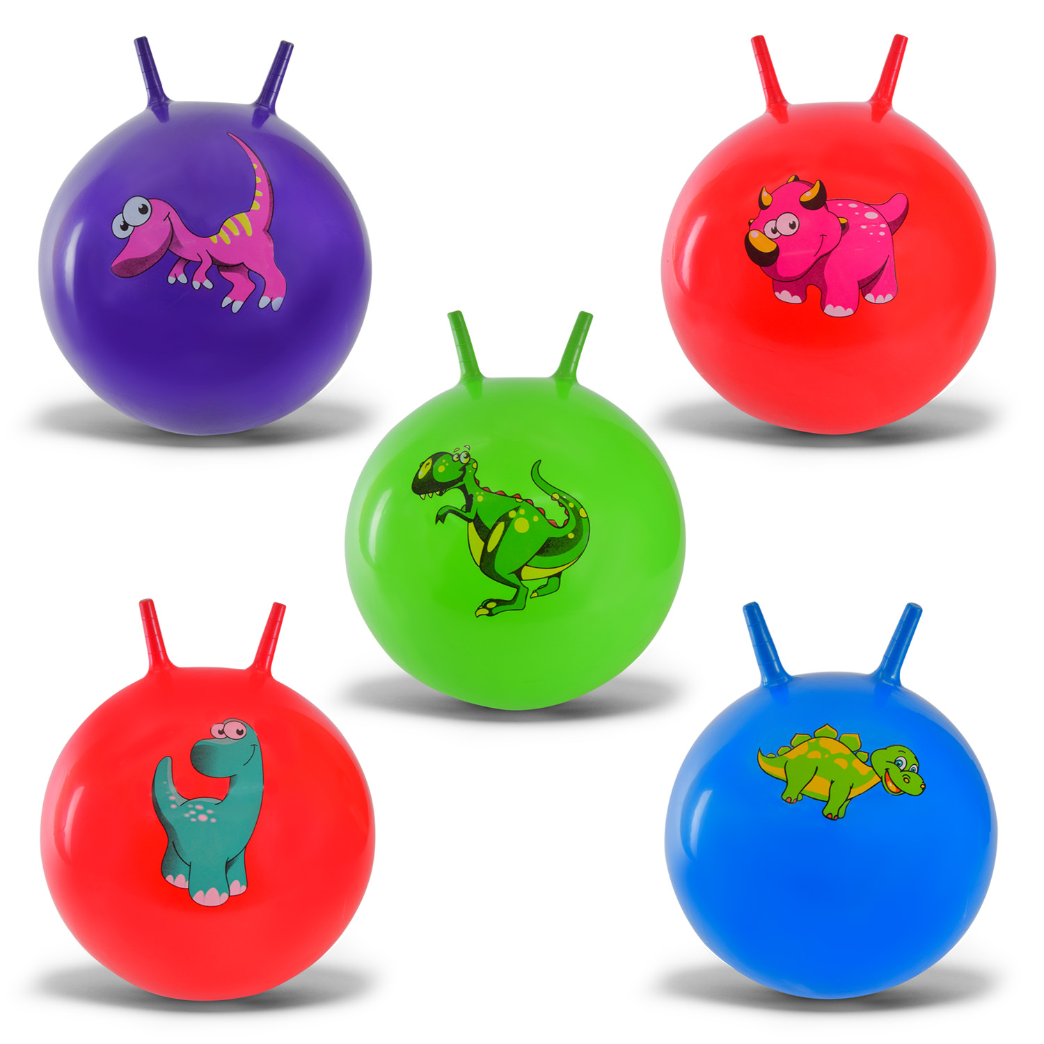 М'яч для фітнесу арт. B4501 (80шт) ріжки 45см, 380 грам,5 видів(КІ)