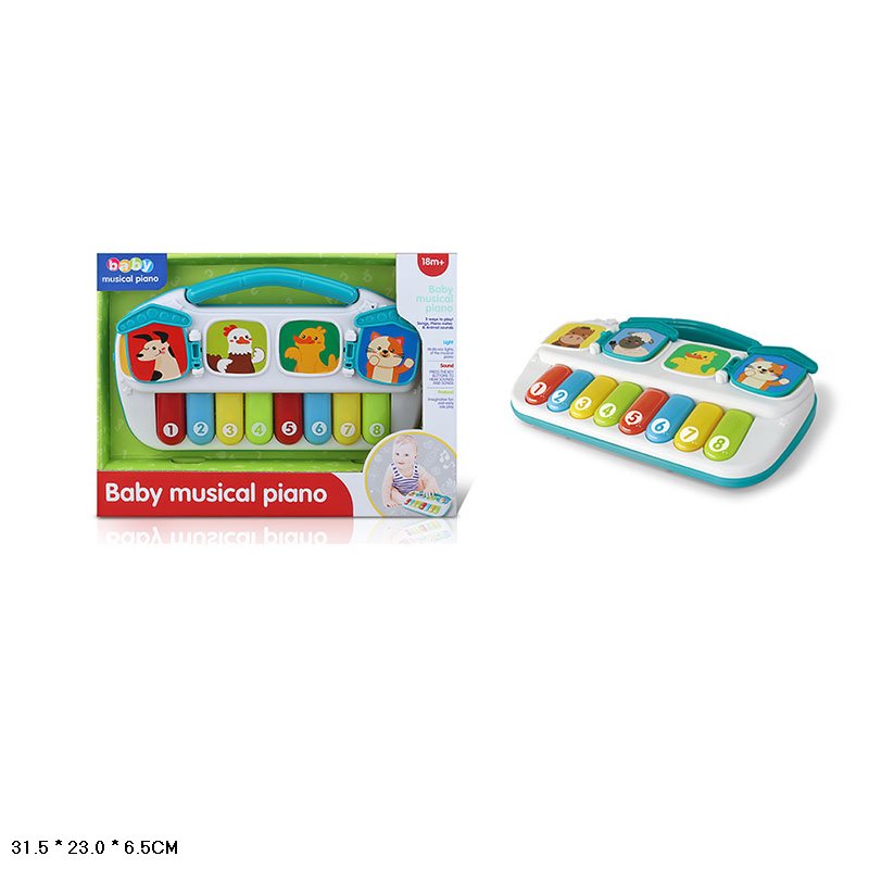 Орган муз. розв. арт. 841BS (36шт) батар, звуки тварин, мелодії, короб. 31,5*23*6,5см(КІ)