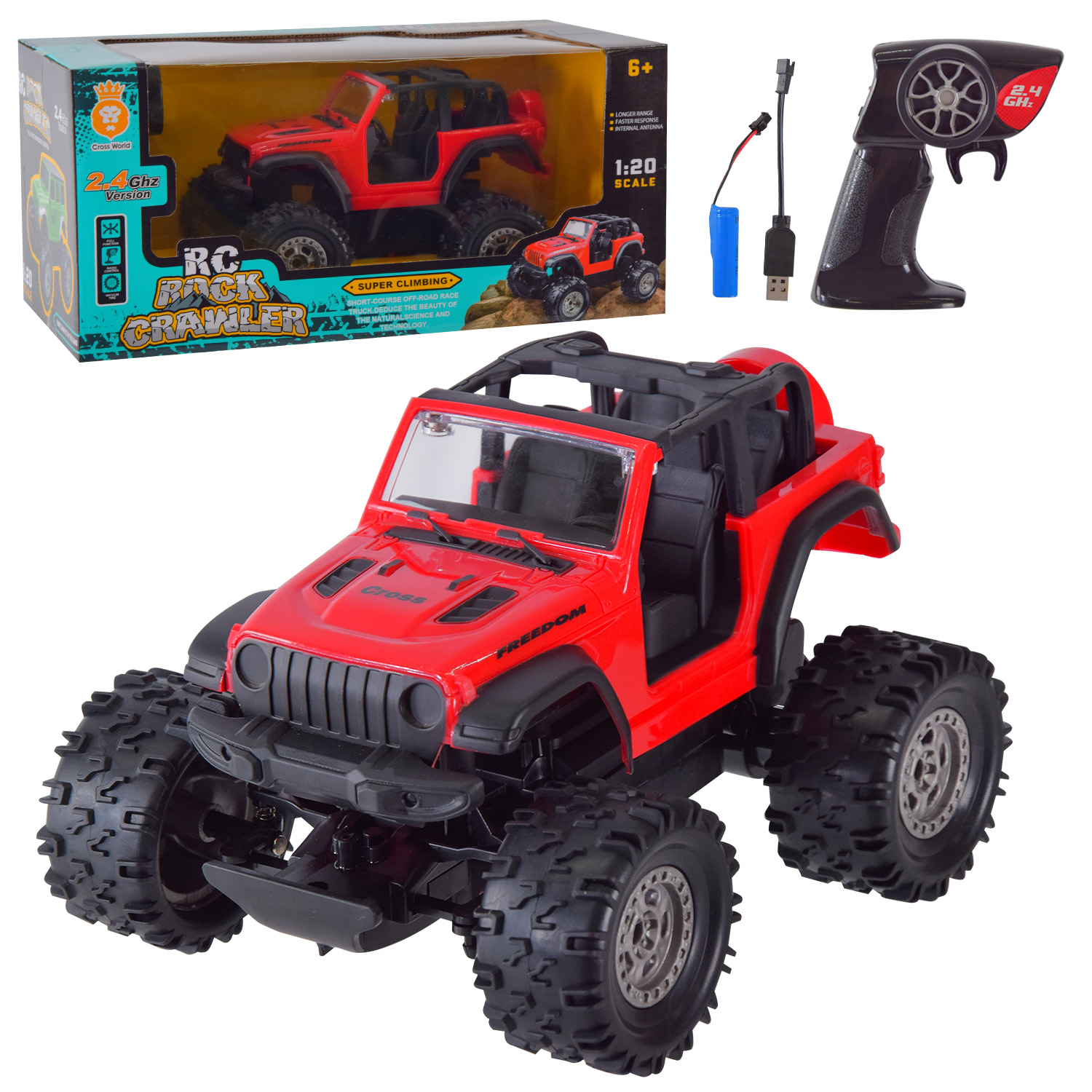 Машина р/к акум.арт. 699-136 (RED) (36шт/2)  короб. 27,5*15,2*13,1см(КІ)