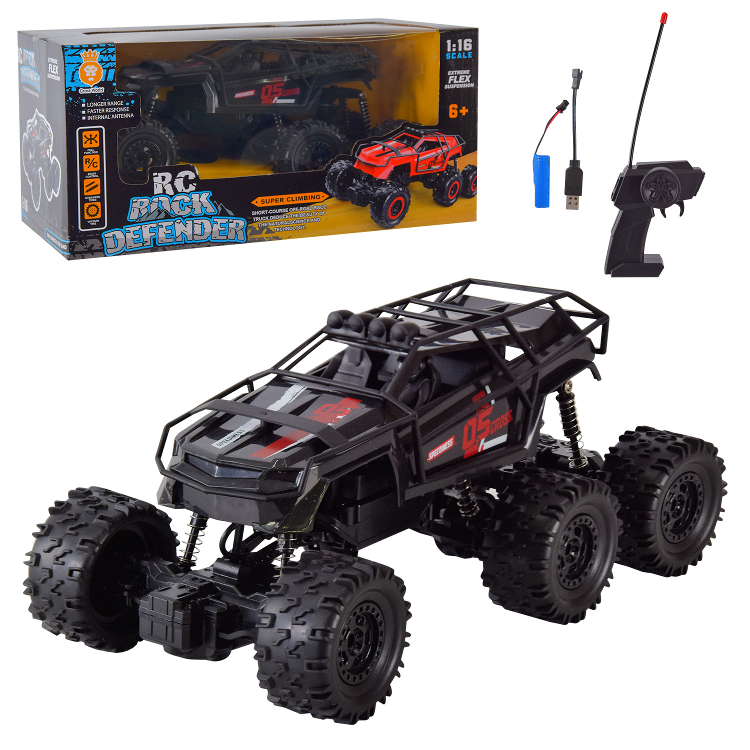 Машина р/к акум.арт. 699-249 (BLACK) (36шт/2)  короб. 32*16*15см(КІ)