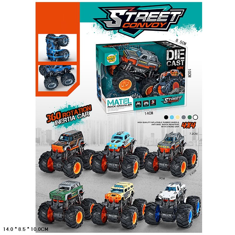 Машина мет. арт. MH-301 (144шт/2) інерц., 6 кольорів, короб. 14*8,5*10см(КІ)