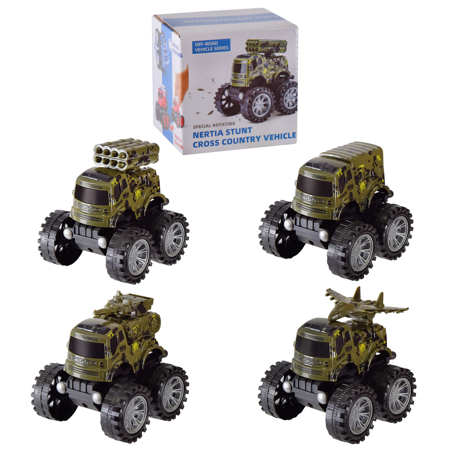 Перевертиш арт. MY688-37-4 (288шт/2) інерц., 4 види короб. 8,6*9,7*9,7см(КІ)