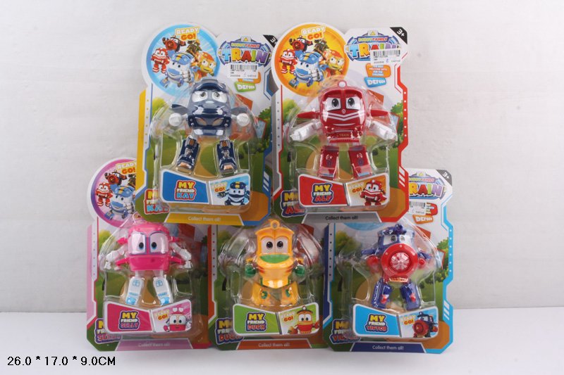 Трансформер 386 (144шт/2) 5 видов на планшетке 26*17*9см(КИ)