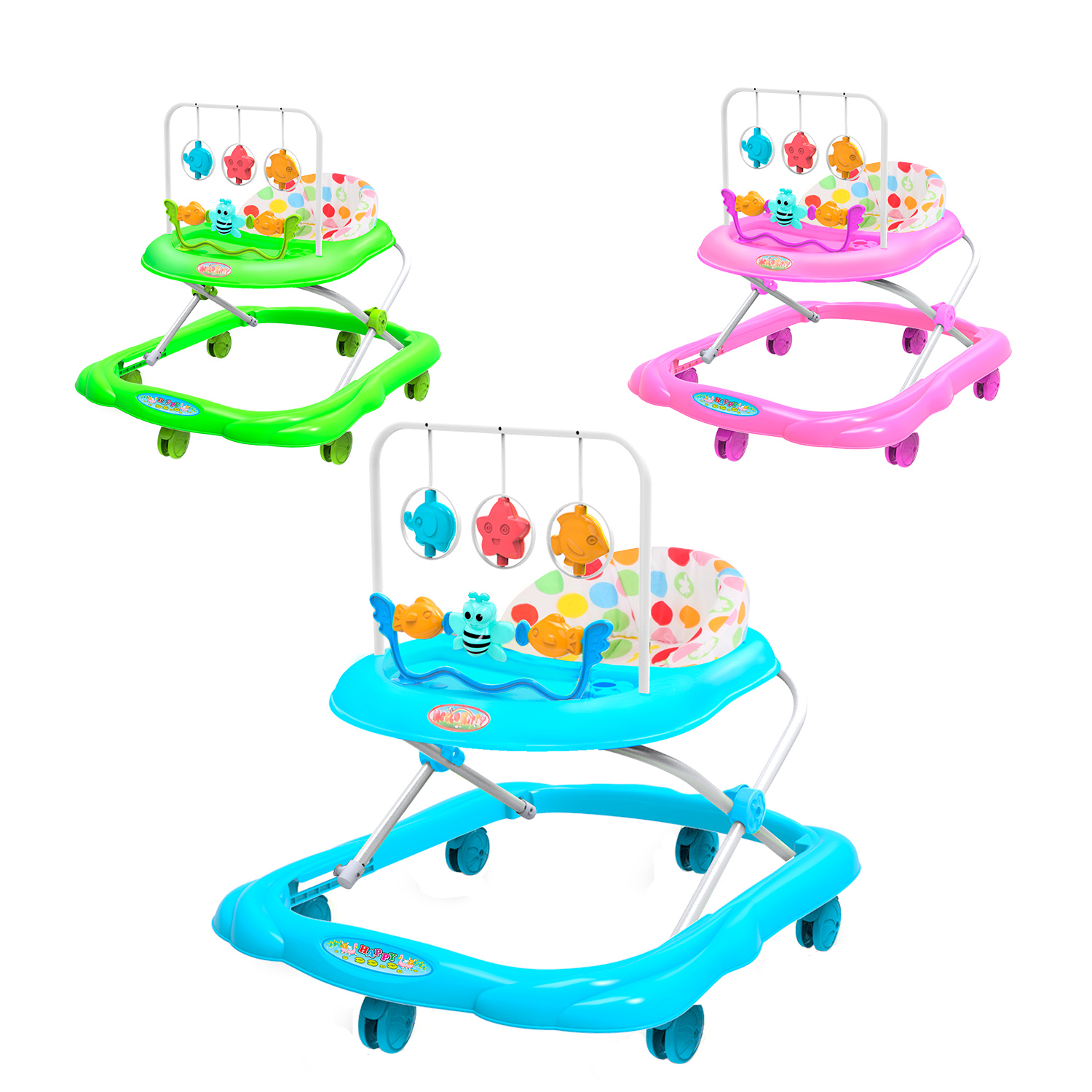 Ходунки арт. BW2305 (7шт) з брязкальцями  69*55*58см(КІ)