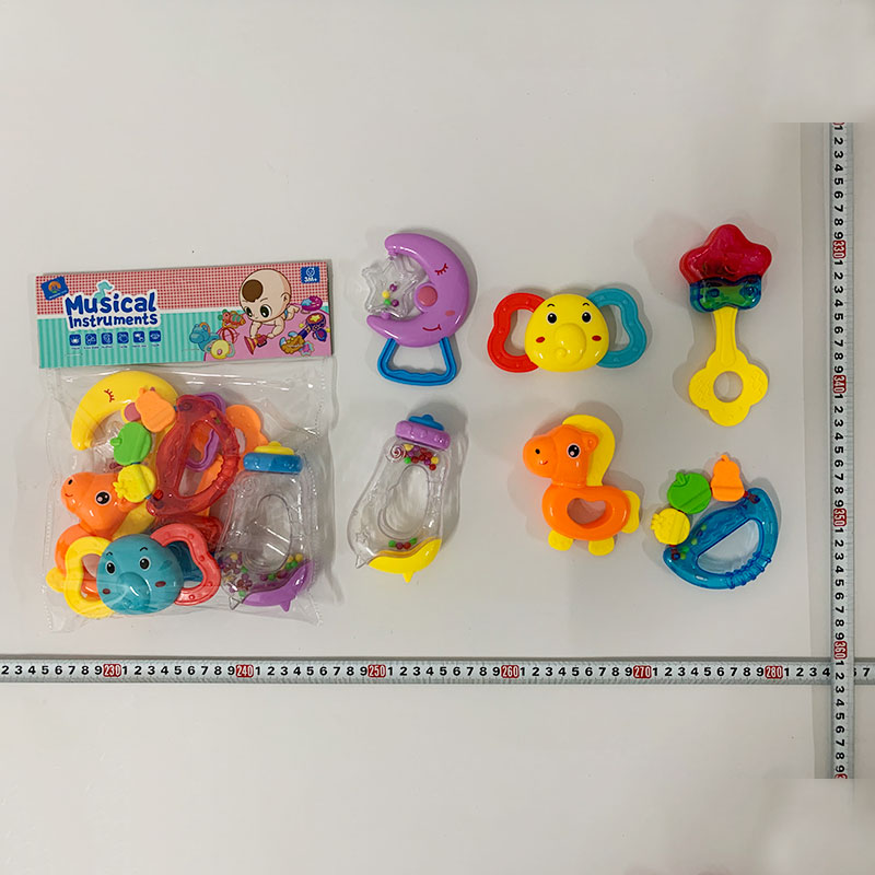 Брязкальце у ручку арт. A33 (144шт/2) 6 шт. пакет 20*29см(КІ)