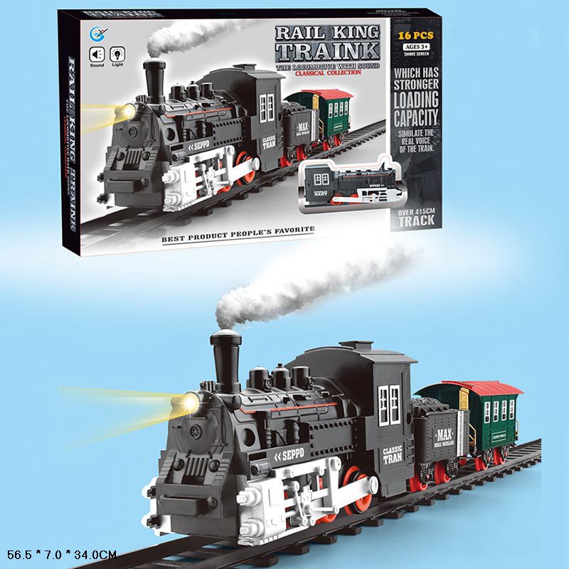 Залізниця арт. GY801-1 (18шт/2)  батар.  короб. 65,5*7*34см(КІ)