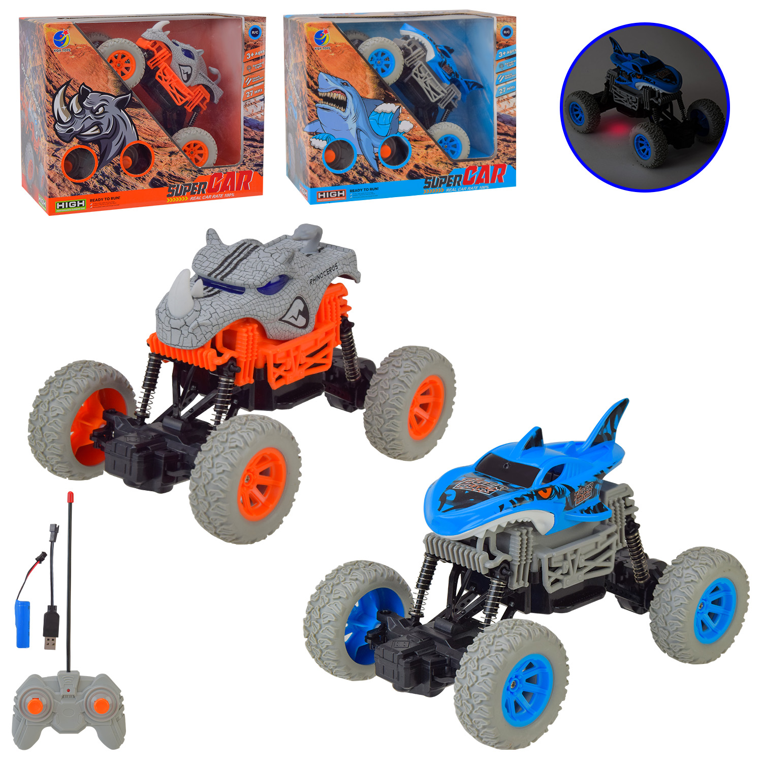 Машина р/к арт. KQX-525A (24шт/2)  акум., 2 кольора, короб. 20*13*11,8см(КІ)