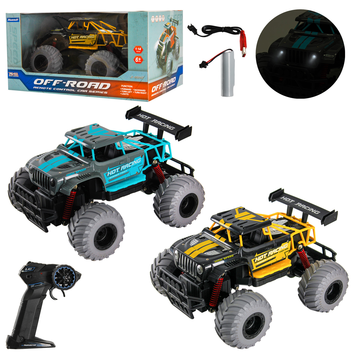 Машина р/к акум.арт. YD898-MT1862 (16шт/2) 2 кольора, короб.32,5*21,8*16,8 см(КІ)