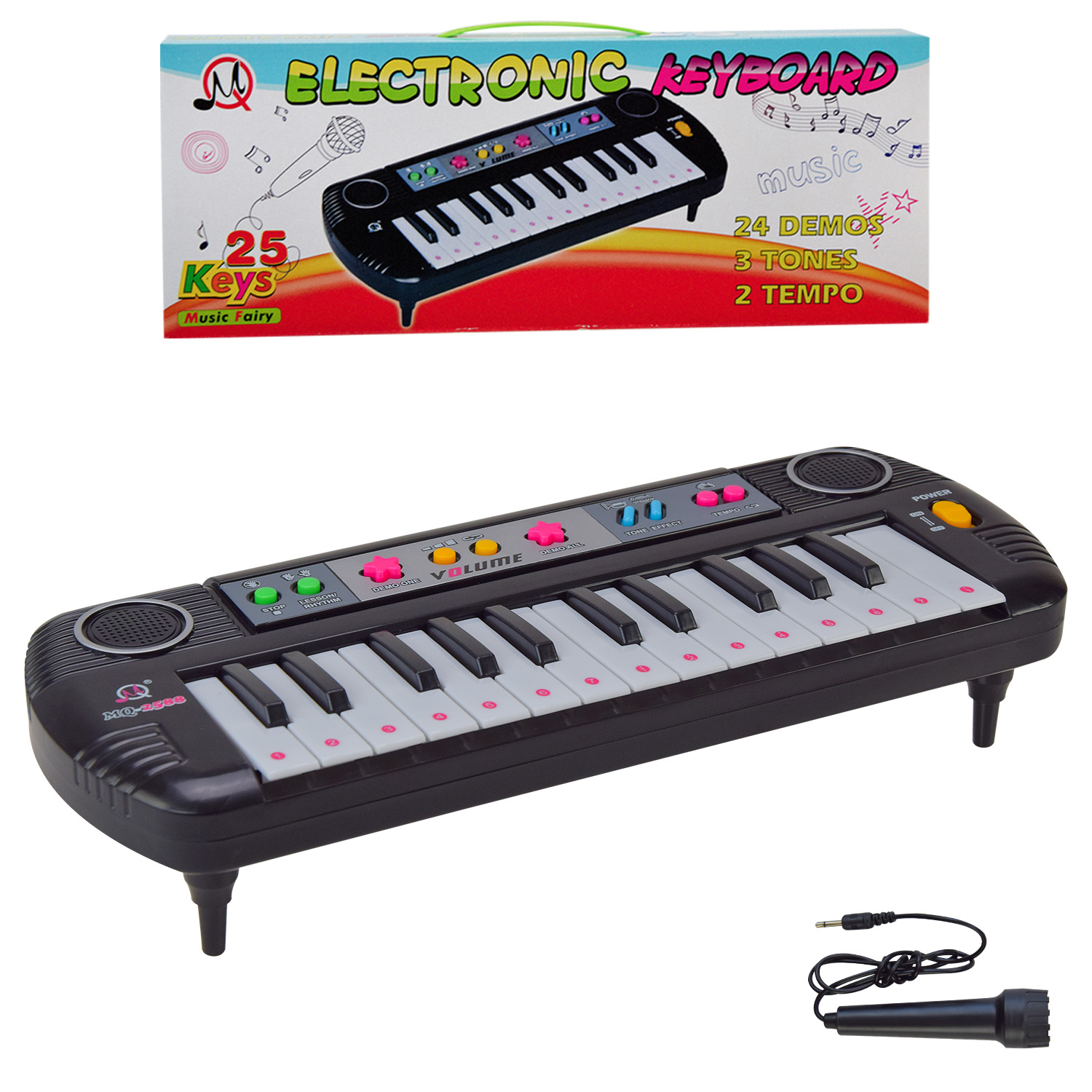 Орган арт. MQ2588 (60шт/2) батар., з мікрофоном, р-р іграшки 33*13*7 см,  короб. 36*14*4см(КІ)