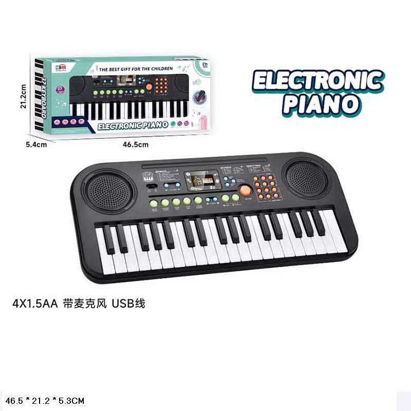 Піаніно арт. AB-3702 (24шт) батар.+USB, у короб. 46,5*5,4*21,2см(КІ)