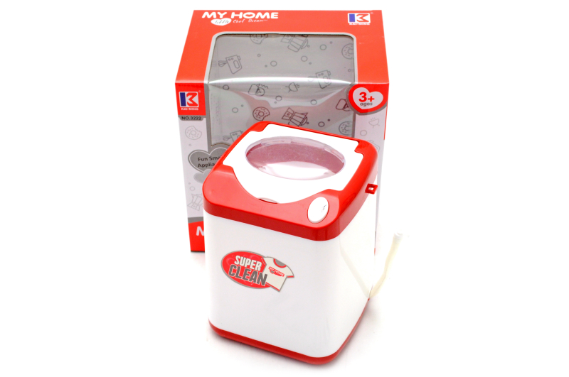 Пральна машинка озвучена, з підсвіткою, в коробці 3222 р.19,5*14*21см(Мас)