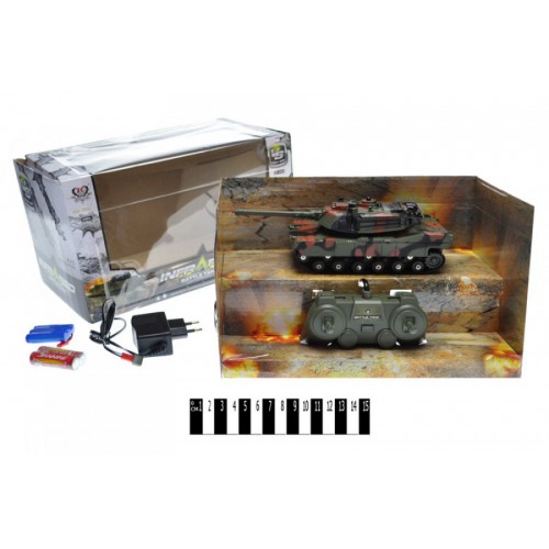 Танк на радіокеруванні, акум., в коробці 333-TK01 р.28,5*15,5*17см.(Мас)	