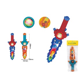 Меч арт. 9710C (80шт/2)2кольори, світло, звук, пакет 36*12см(КІ)