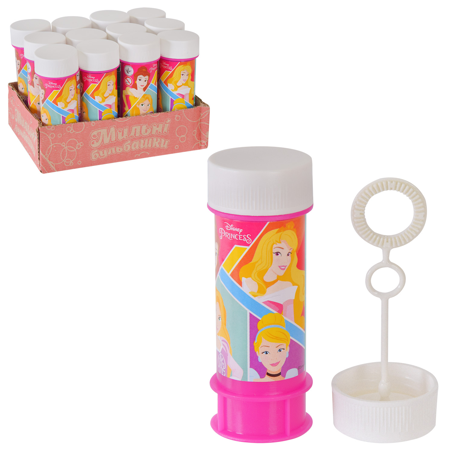 Мильні бульбашки арт. KC-0078-Princess (288шт) Princess у поддоні 12 шт(КІ)