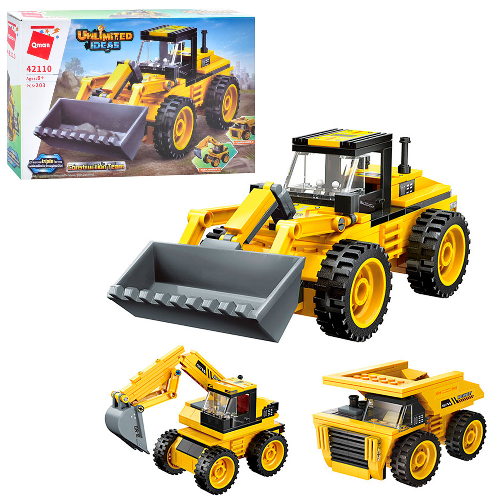 Конструктор 42110 (32шт) будтехніка, 3в1,203дет, в кор-ку, 31,5-19-5см		