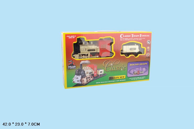 Залізниця арт. 816-1 (48шт/2)  батар. з димом короб. 42*23*7см(КІ)