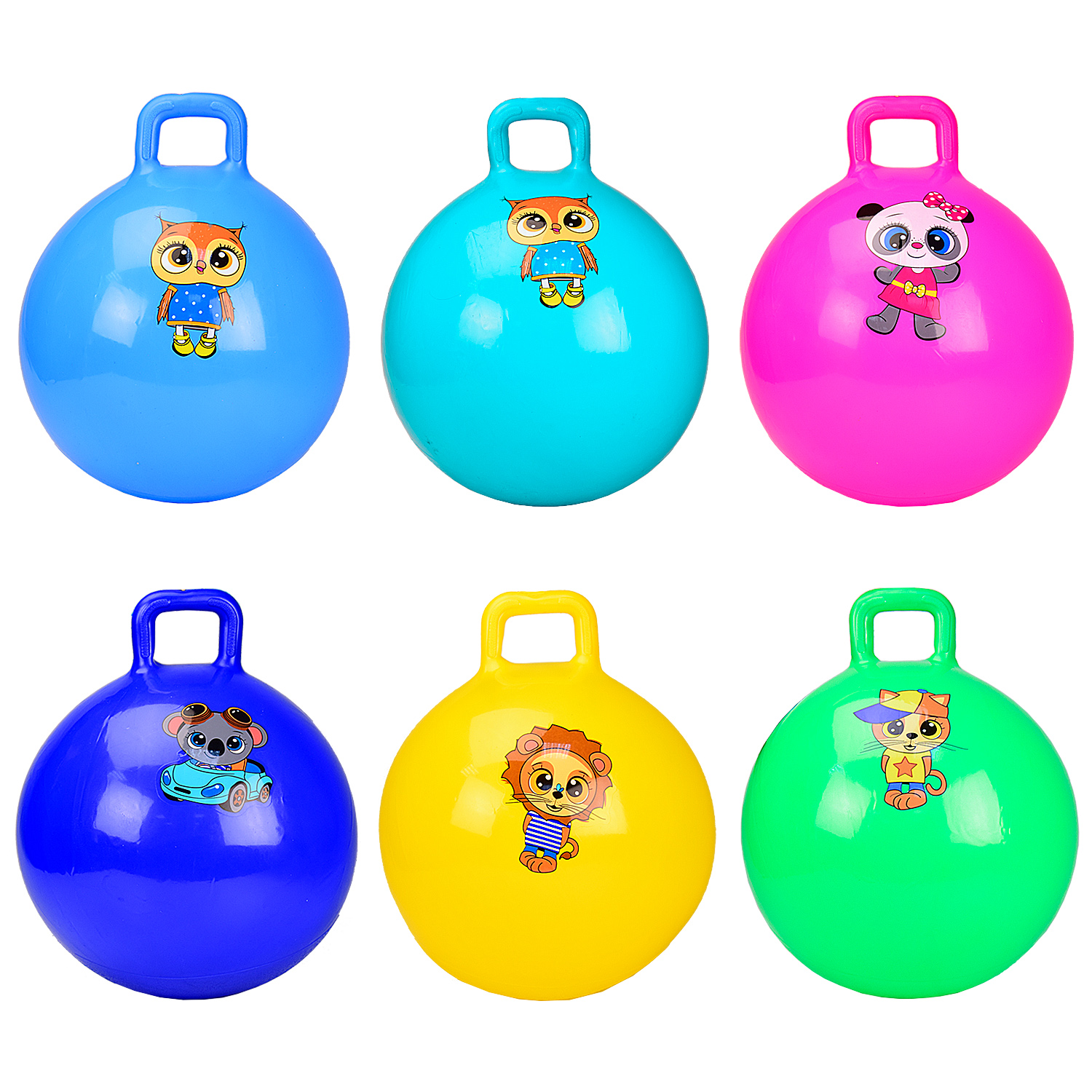 М'яч для фітнесу CB4502 (80шт) гирі 45 см 350 грам, 6 кольорів(КІ)