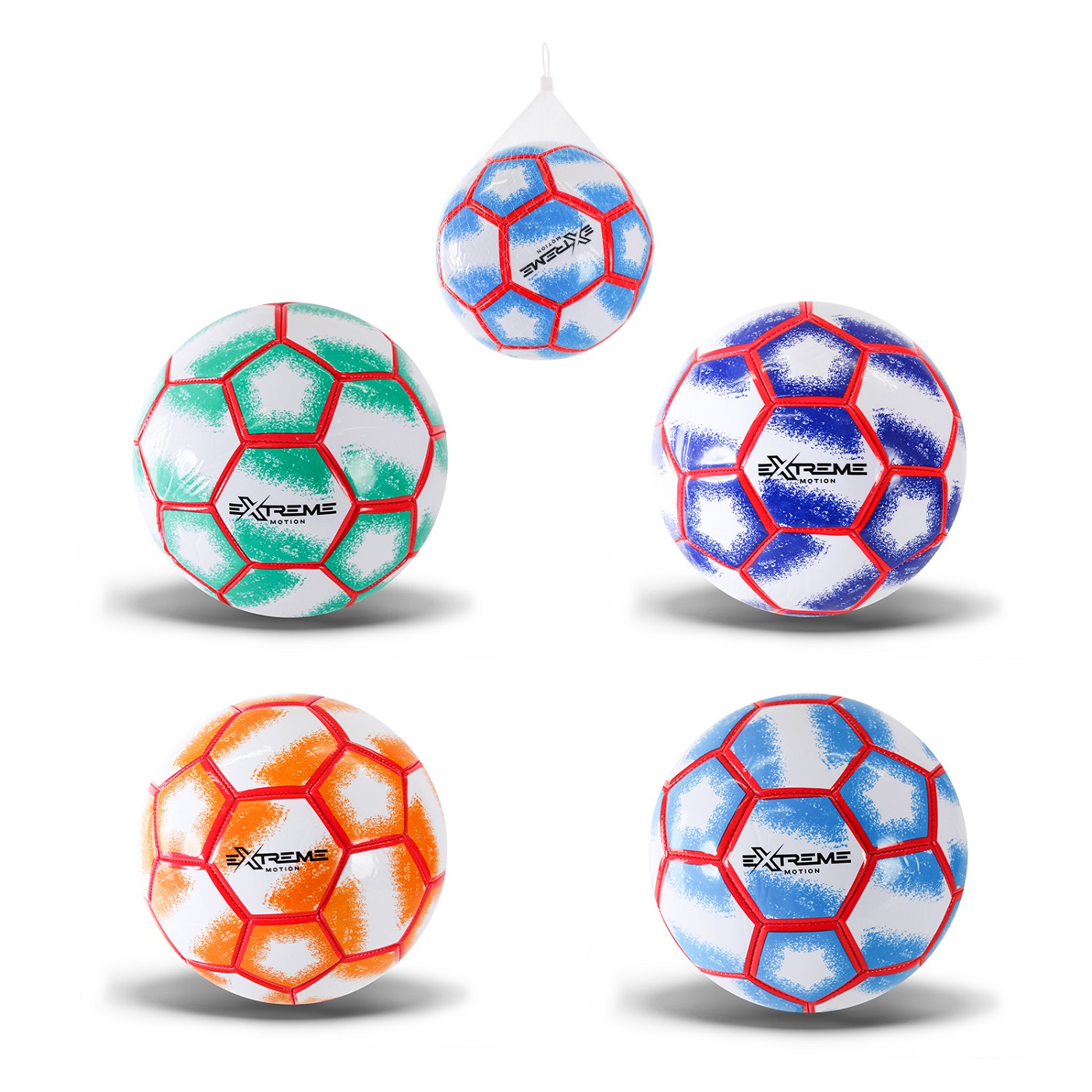 М'яч футбольний арт. FB24348 (60шт) №5, PU 420 гр,4 мiкс(КІ)