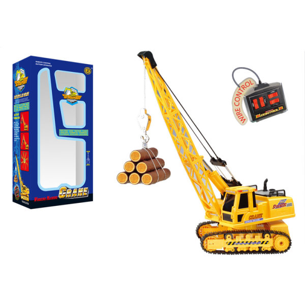 Кран на радіокеруванні 6384 (12шт) на бат-ці,підйом вантажу, обертається 360°, в коробці (26*16*53.