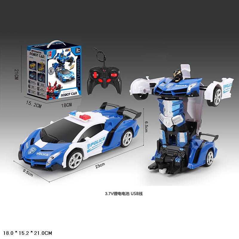 Машина-трансформер р/к арт. FD069A (48шт/2) акум.,короб 21*18*15,2см(КІ)