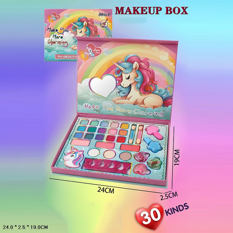 Набір декоративної косметики арт. LK28585 (72шт/6) палетка , кисточка короб. 24*2*19см(КІ)