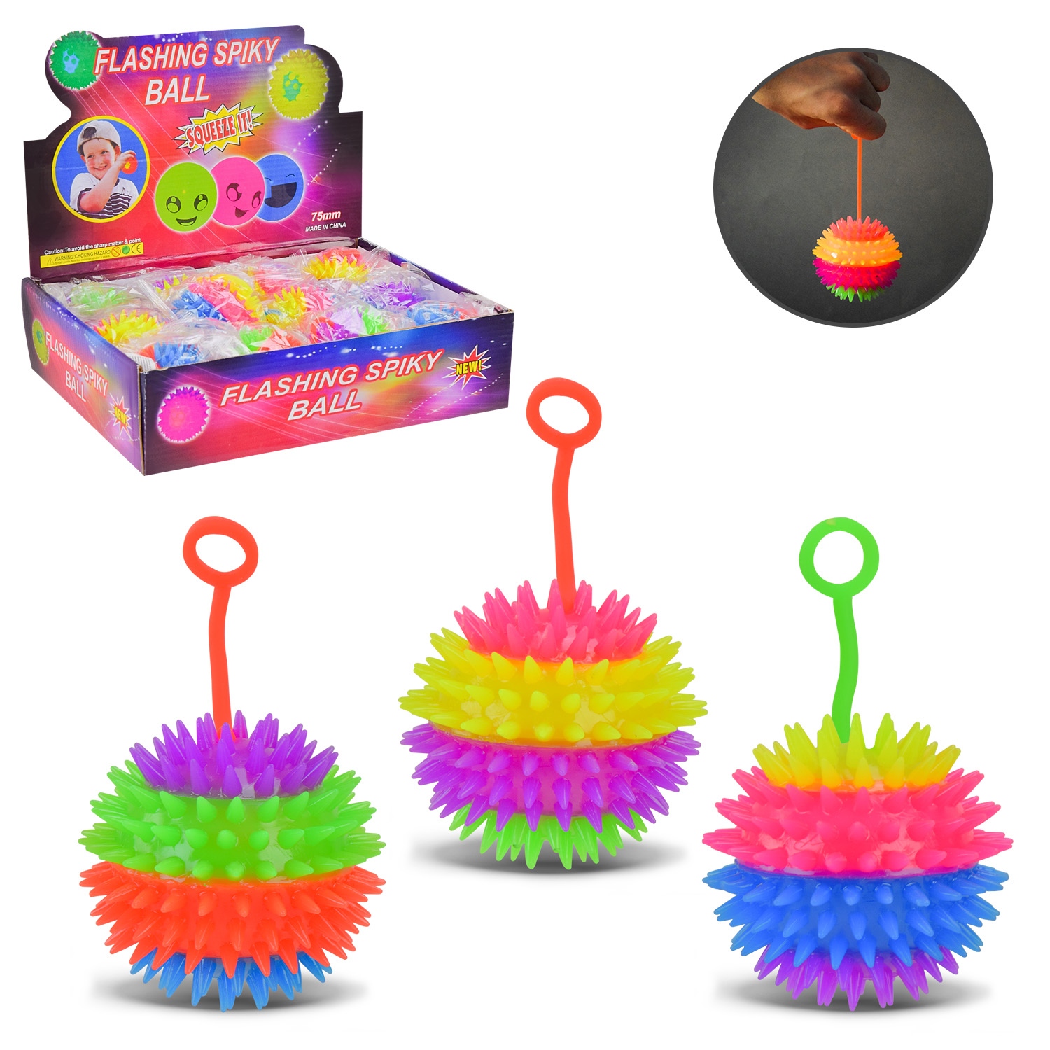 Пострибунчик арт. PR24126 (360шт) їжачок, 7,5 см, 24 шт у коробці(КІ)