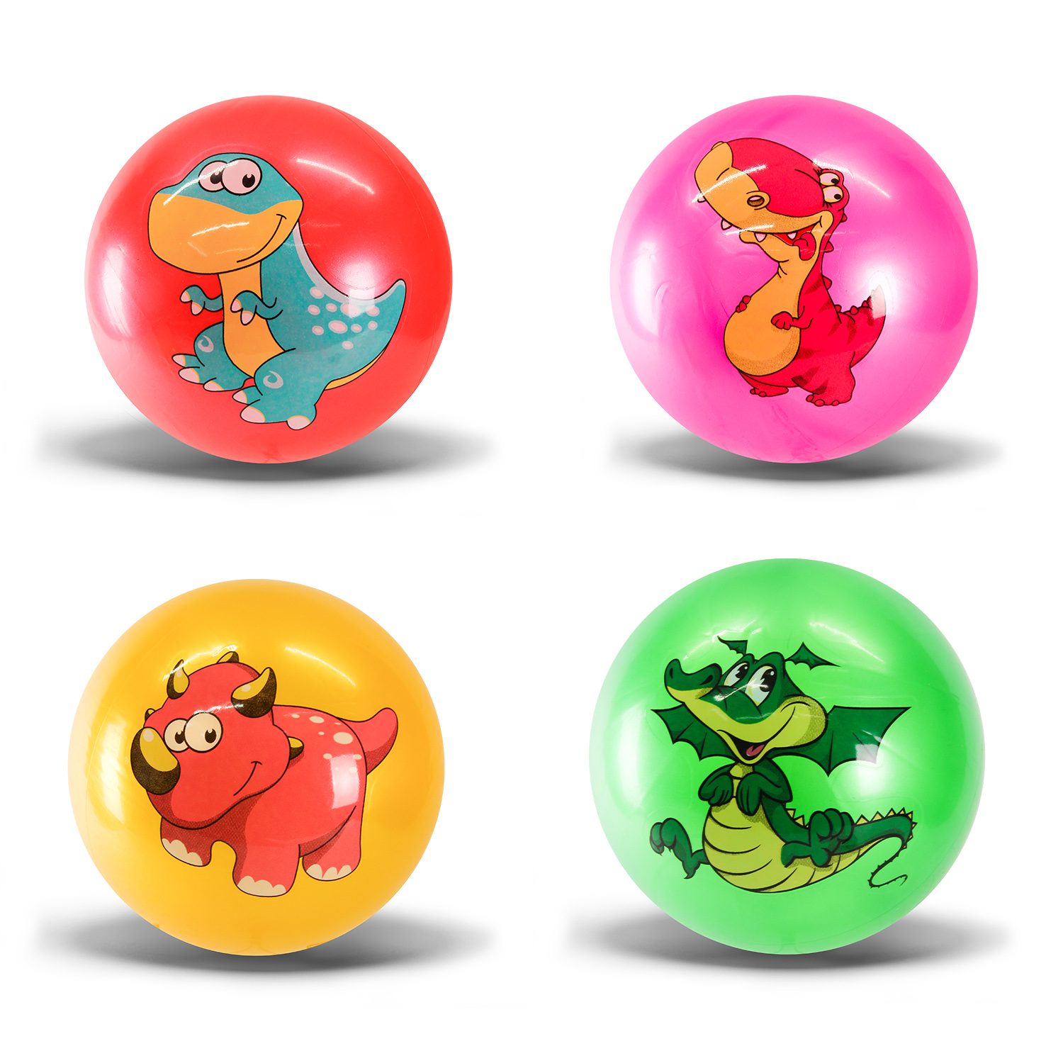 М'яч гумовий арт. RB24154 (300шт)  4 кольори, 9