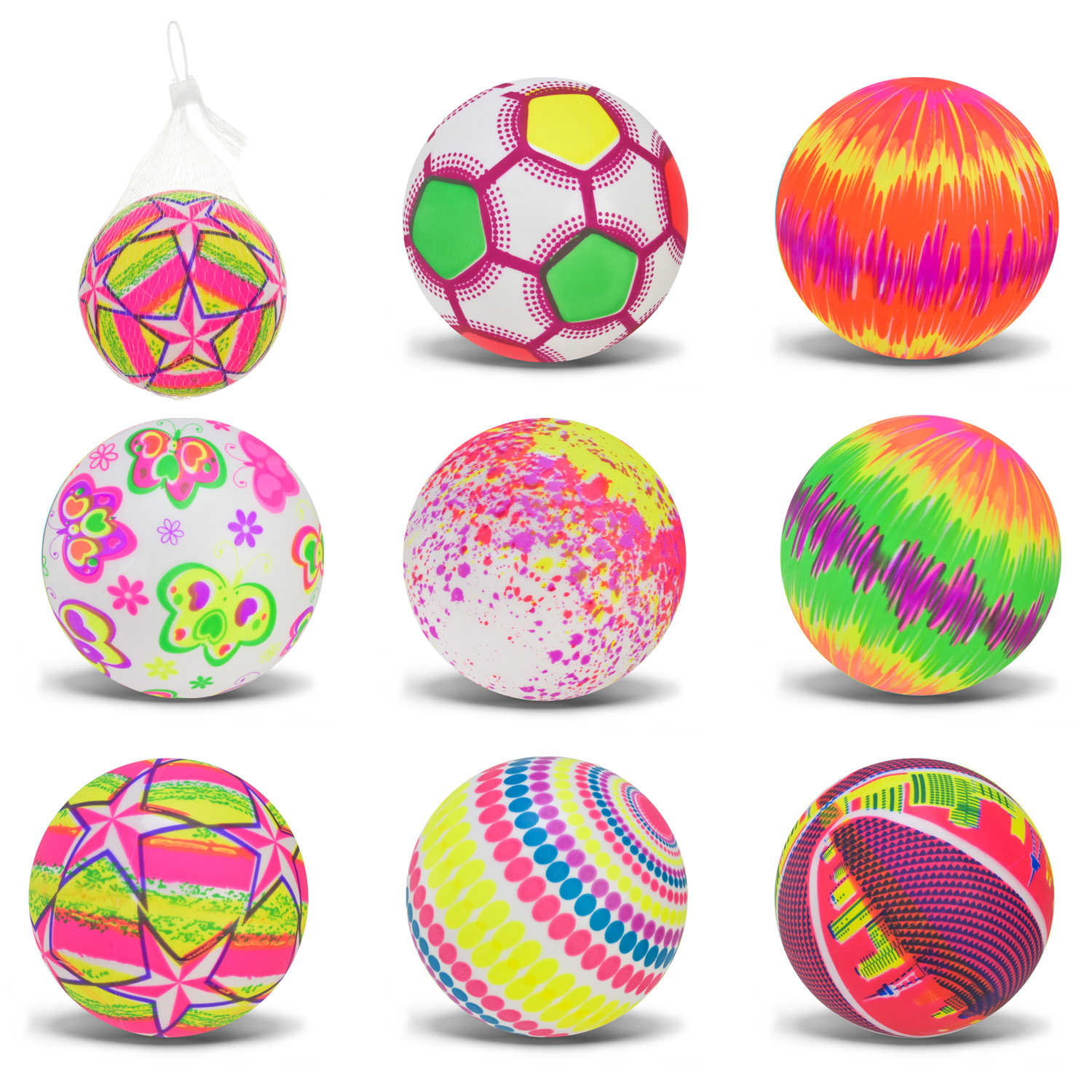 М'яч гумовий арт. RB26519 (400шт) 5'' 3 мікс кольори, 35г(КІ)