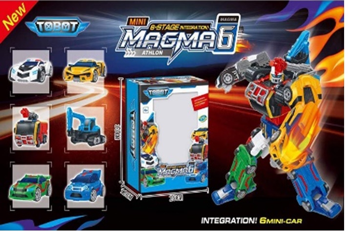 Робот арт. 535 (36шт/2) 6в 1,короб. 33*25*12см(КІ)