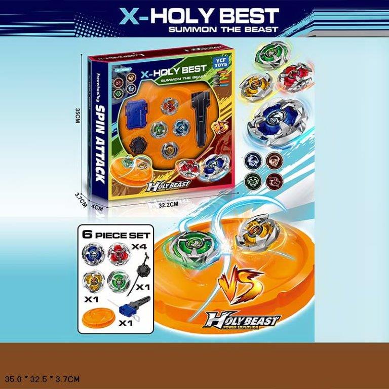 Гра арт. F6303 (48шт/2) арена, дзиги, короб.35*32*3,7см(КІ)