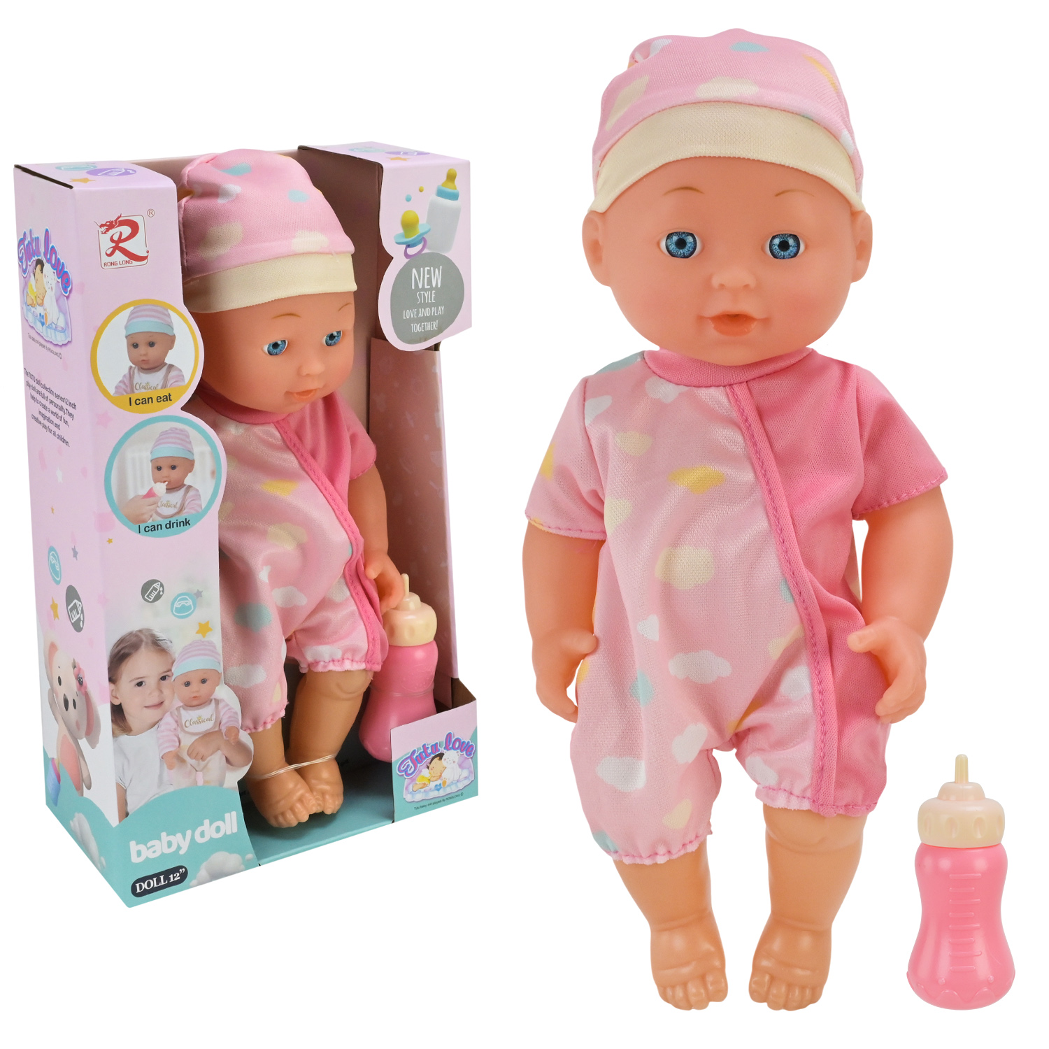 Пупс арт. PL525-121 (36шт/2) батар. пье, аксес короб. 30 см(КІ)