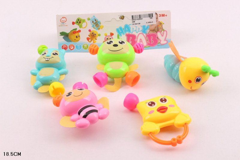 Погремушка-конструктор 068 (180шт/2) в пакете 18,5см(КИ)