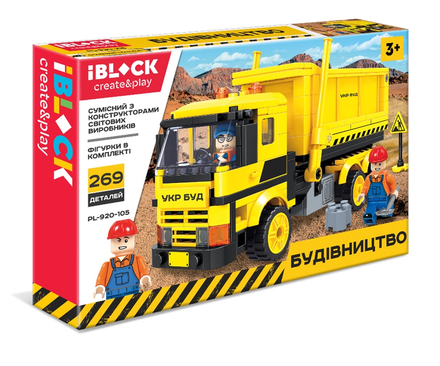 Конструктор PL-920-105 (48шт/2) , 269дет., инстр. на укр. яз.,в собран.кор 36*23*5 см(