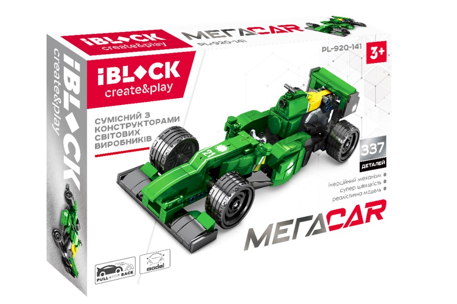 Конструктор  PL-920-141 (18шт/2) 337дет.,, в собран.кор 42,5*26*6,8см(КИ)