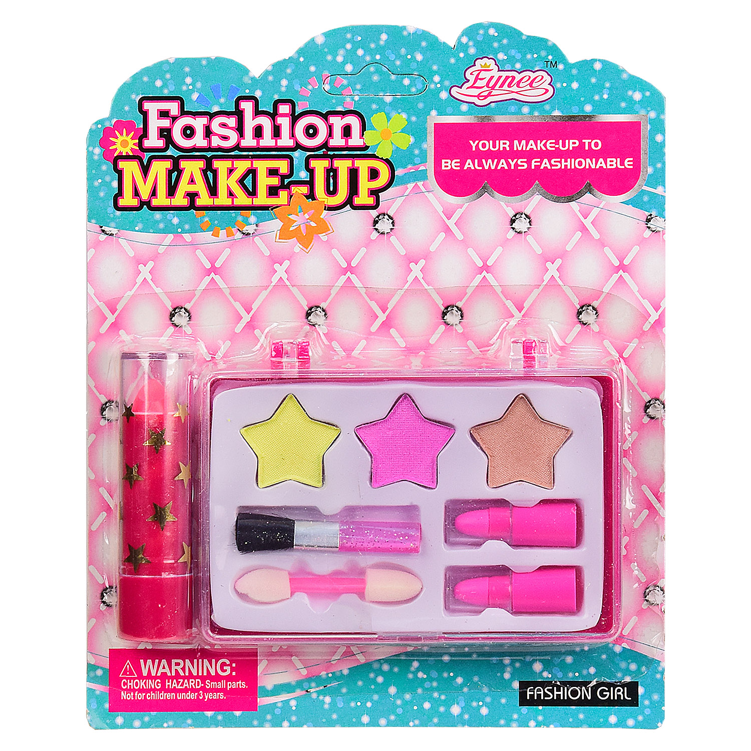 Косметика C3358 (216шт/2) текни,кисточки,помада,на планшетке 14,5*18 см(КИ)