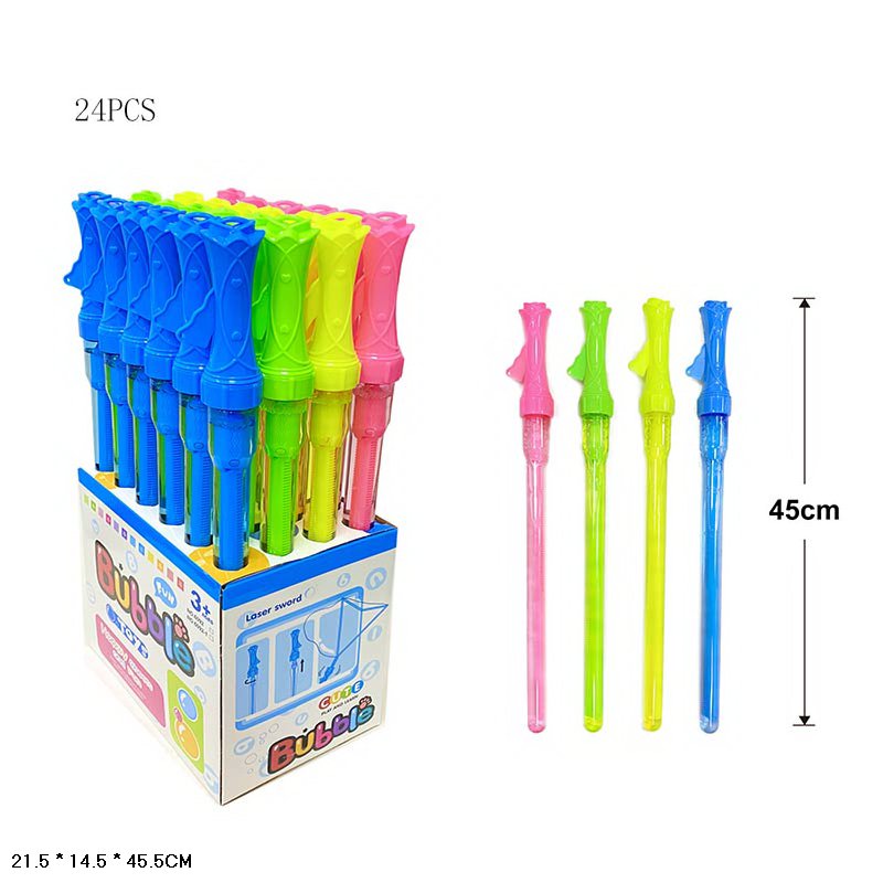 Мильні бульбашки арт. 6092 (144шт)  45 см,6уп по 24 шт у дісплеї( КІ)