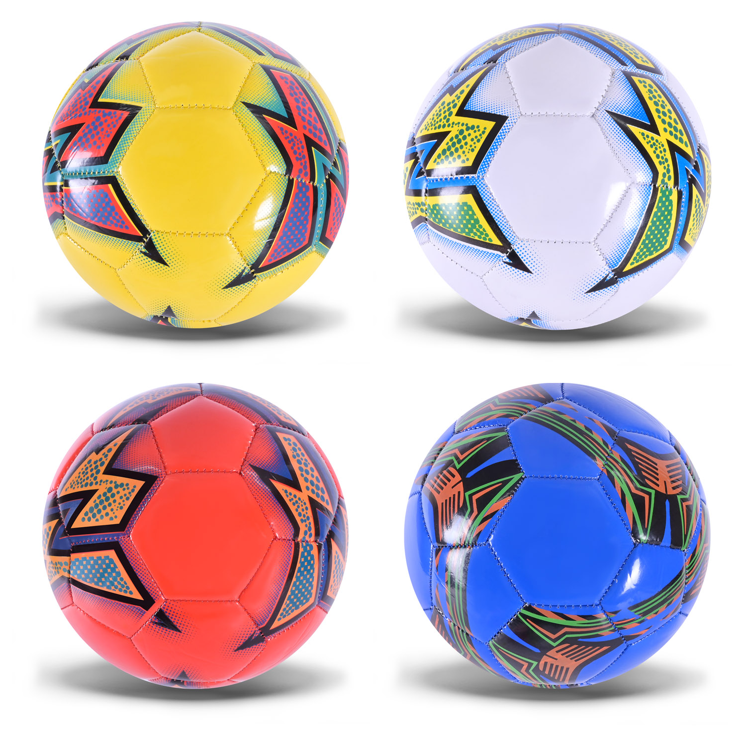 М'яч футбольний арт. FB24367 (100шт) №3, PVC 150 грамів, 4 кольори(КІ)