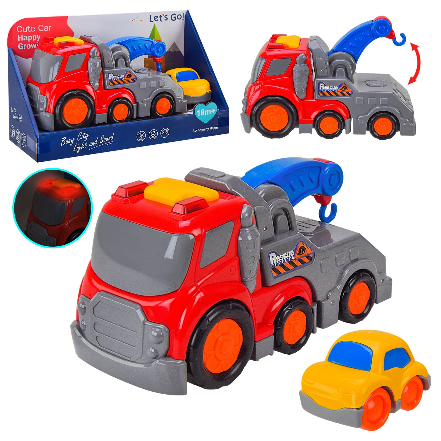 Машина арт. 7205 (36шт) батар.,світ.,звук,короб 30,5*18*12,5см(КІ)