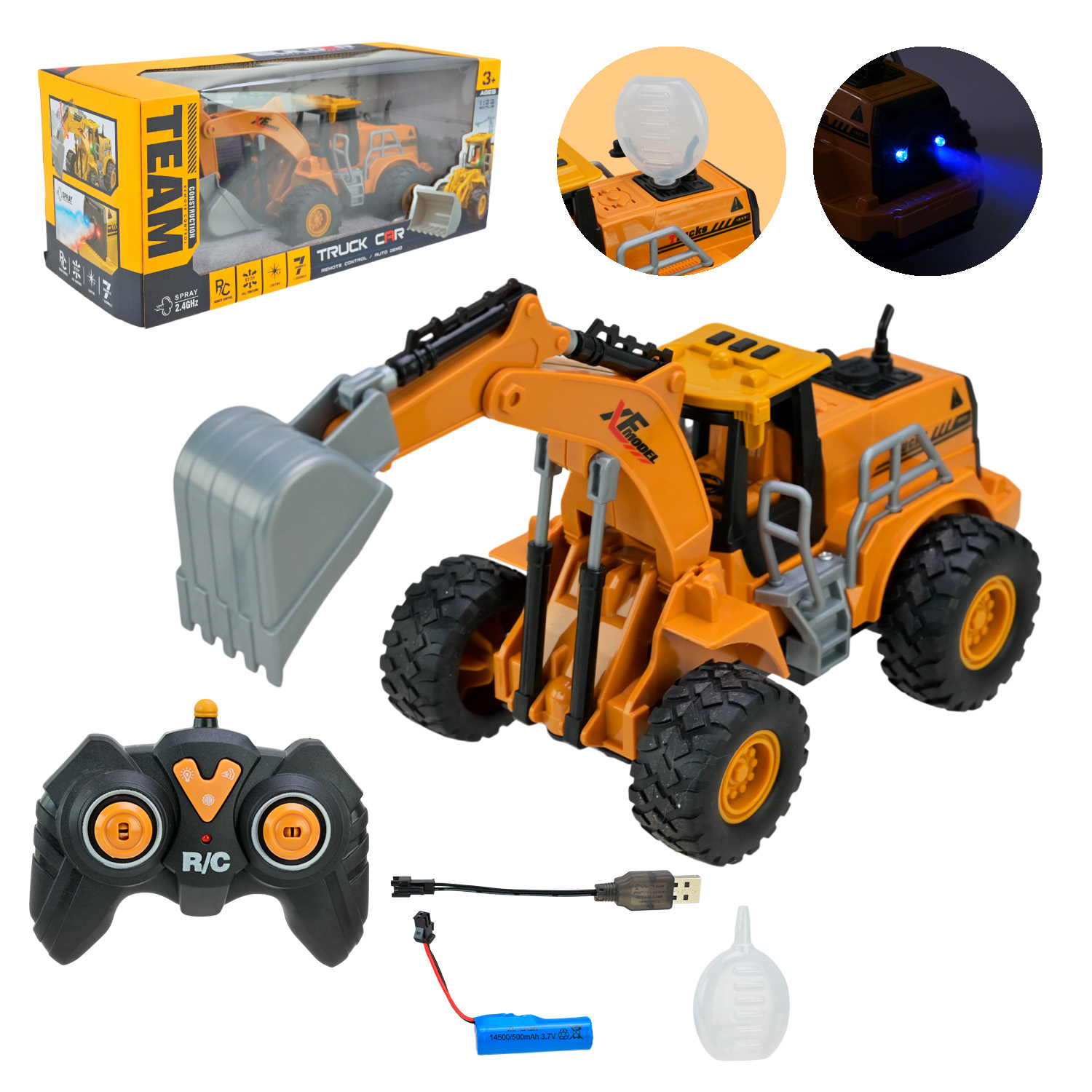 Будівельна техніка р/к арт, MDP268-1A (48шт/2) дим,світло, короб. 32*12,6*13,6см(КІ)