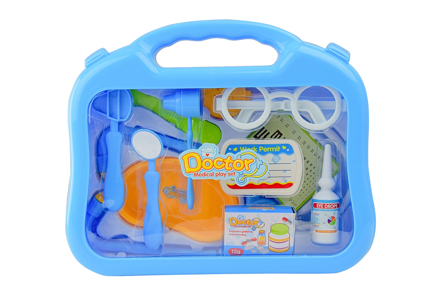 Лікар набір арт. 660-14 (48шт/2) 11 предметів,валіза 27*23*7 см(КІ)