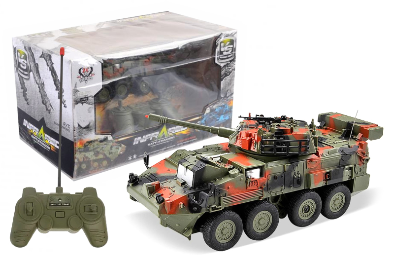 Танк на радіокеруванні, акумулятор, в коробці 333-ZJ01 р.30,7*17,5*17см.(Мас)	