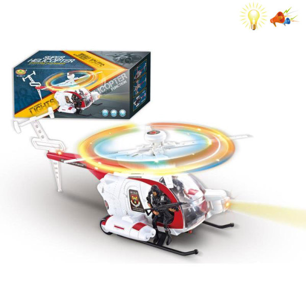 Гелікоптер музичний зі світлом 286-17 (48шт/2) 35*10*14,5