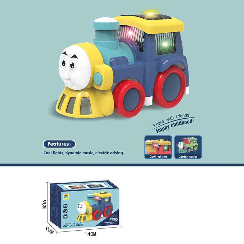 Паровозик муз. арт. 3305 (128шт/2) батар., світло, звук,короб. 14*9*9см(КІ)