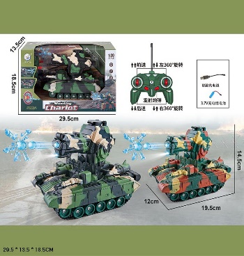 Танк р/к акум.арт. JT640 (36шт/2) 2кольора короб. 29,5*13,5*18,5см(КІ)