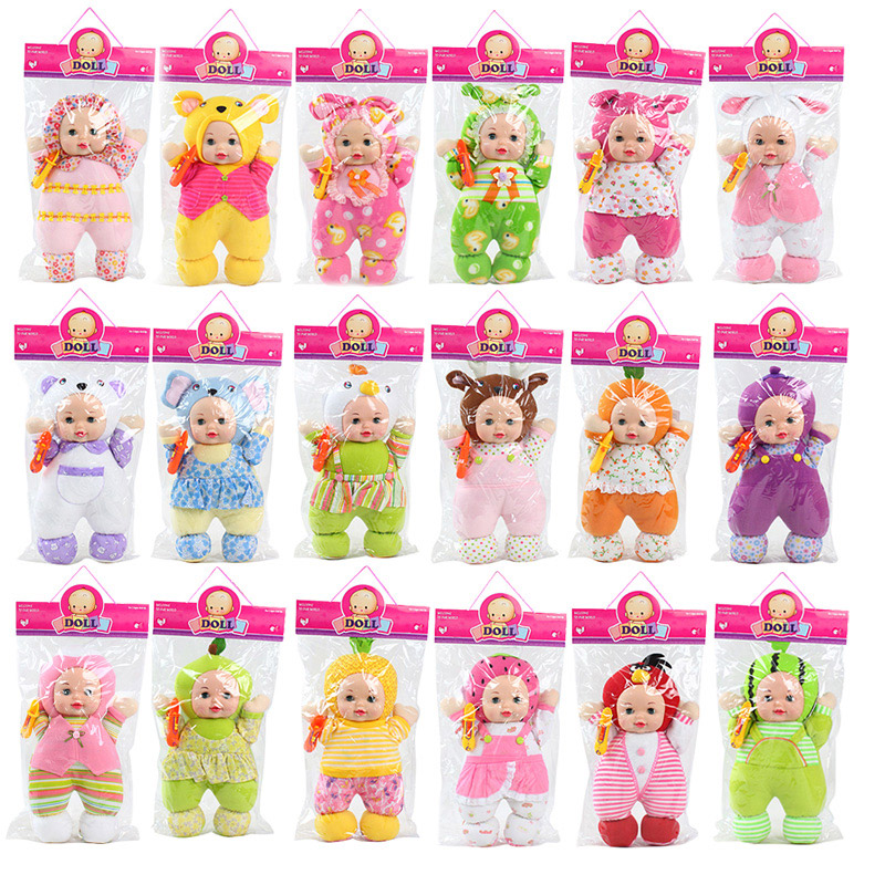 Кукла муз T1650A-T1667A (72шт/2)18видов,6зв,мелодия на ручке,свет щечки,причмокивает от ложечки,(КИ)