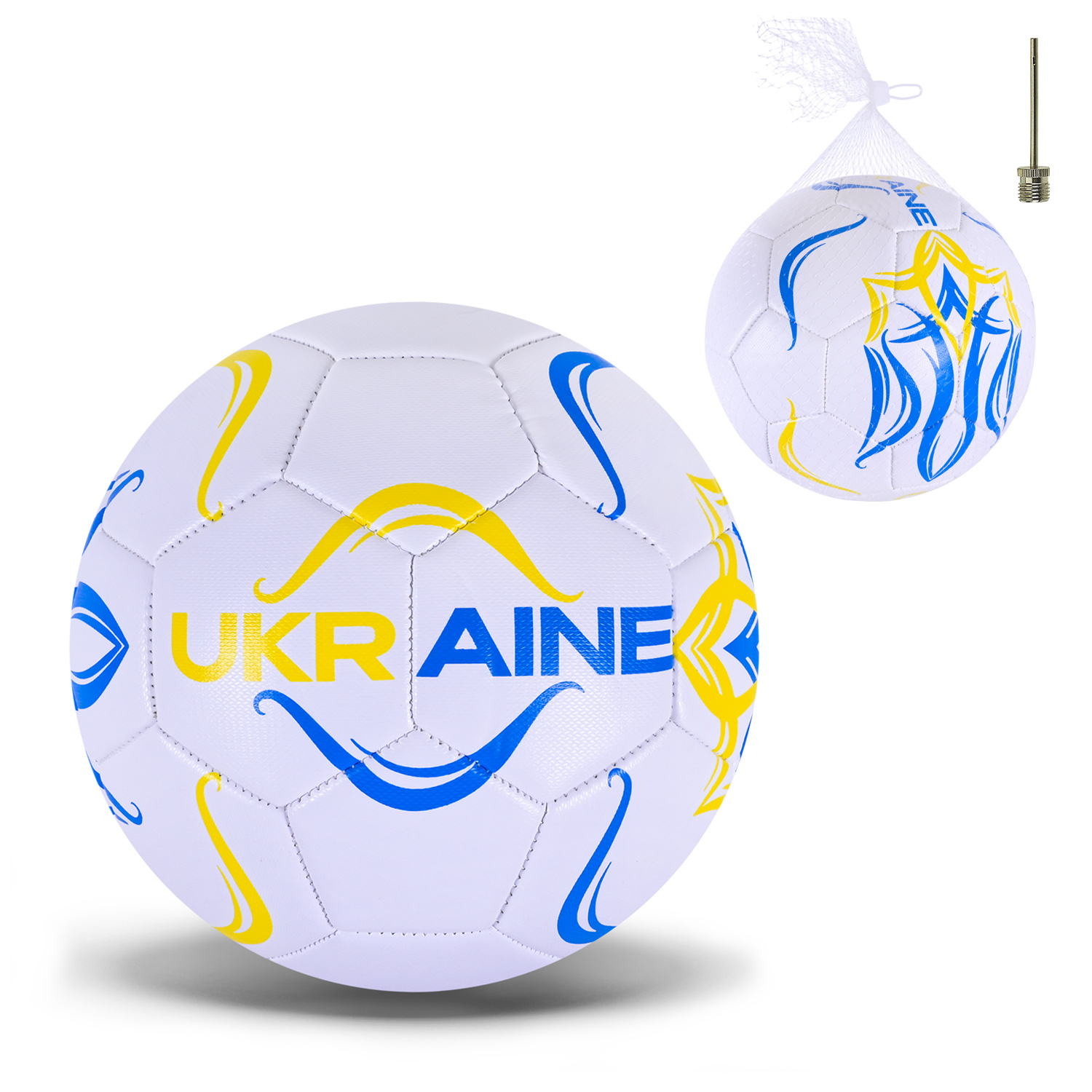 М'яч футбольний арт. FU2585 (30шт) №5, TPU 420 гр(КІ)